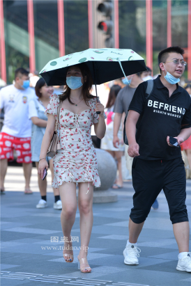 编码1557碎花短裙